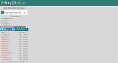 Desktop Screenshot of m.proxysites.net