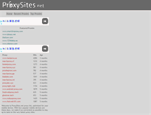Tablet Screenshot of m.proxysites.net